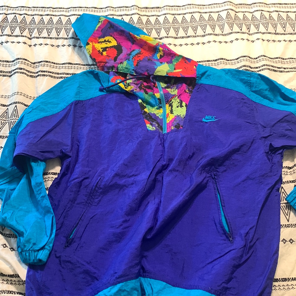 Nike Quarter Zip Wind Breaker Size Small